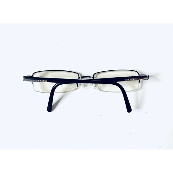 Prada Black Metal Rectangular Glasses - Picture 7 of 12